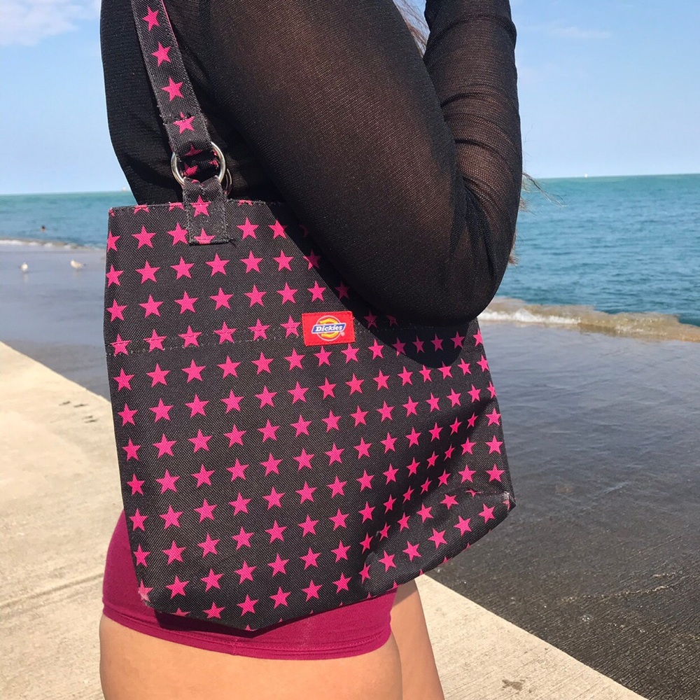 Hot pink dickies purse / tote